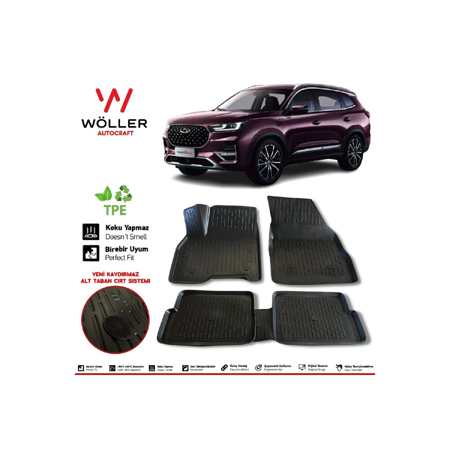 

Chery Tiggo 8 Pro Mat After 2022 3d Коврик для бассейна