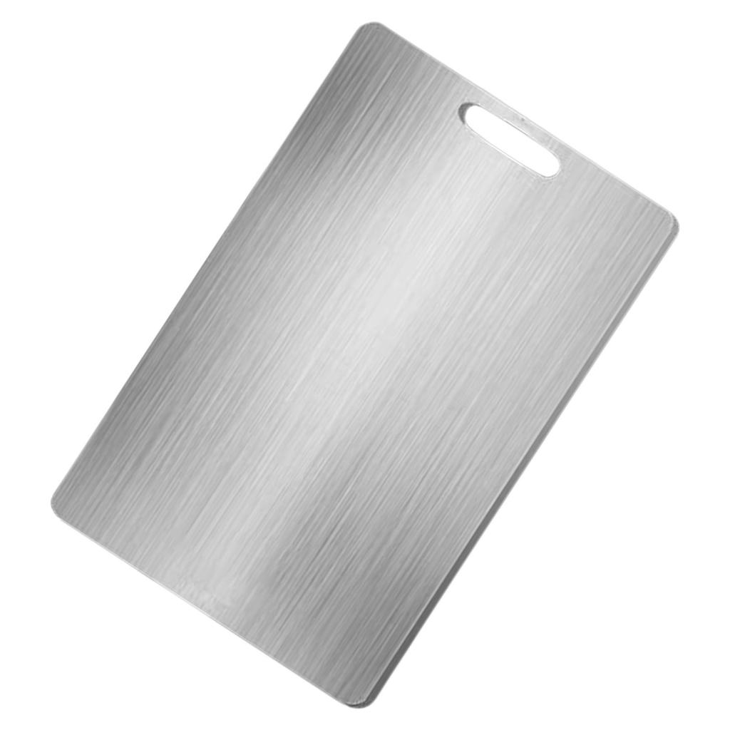 Thickened Stainless Steel Chopping Board With Rounded Corners For Safe Food Preparation Scratch Resistant Cutting Board