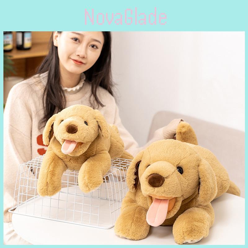 Soft And Cuddly Labrador Dog Plush Toy Realistic Stuffed Animal Pillow For Kids