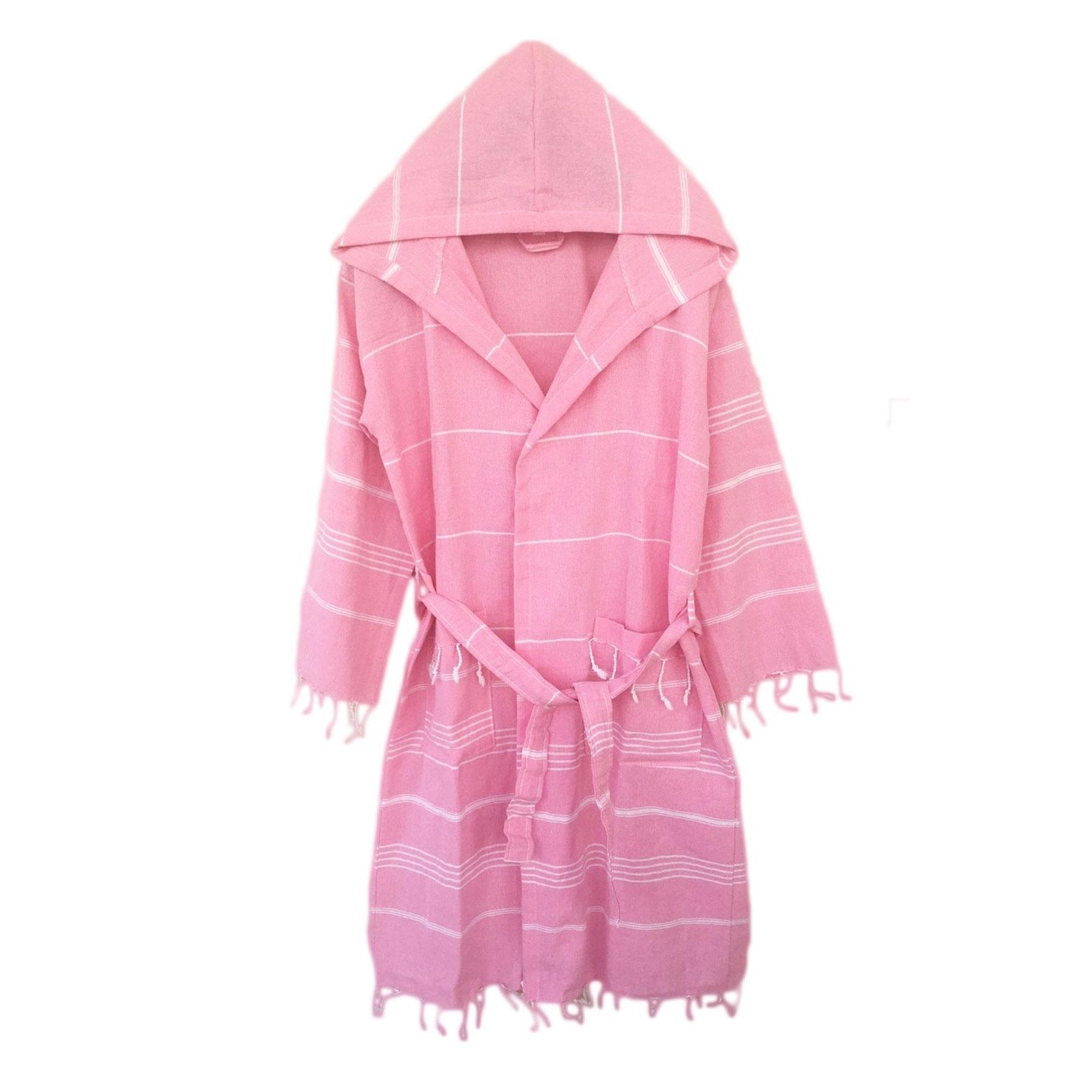 

Султан с капюшоном Peshtemal Bathrobe 100 Хлопковый банный халат Sea Beach Bathrobe