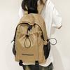 Student School Bag Women's Durable Backpack Men's Letter Print Backpack