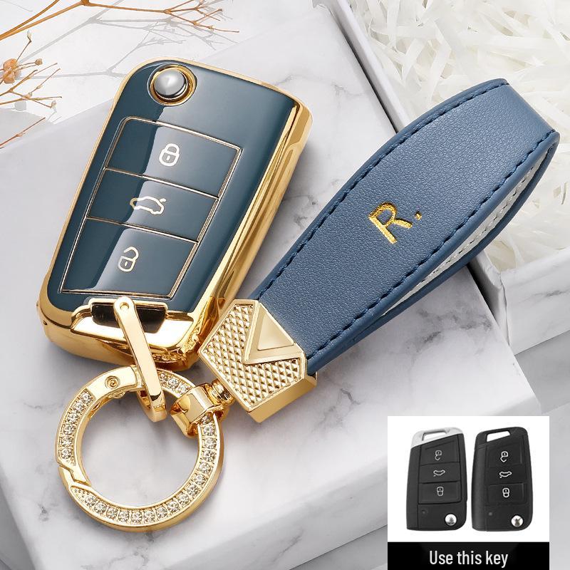 Tiguan L/X Key Case 2022: Full Coverage, One-Button Start, Unisex