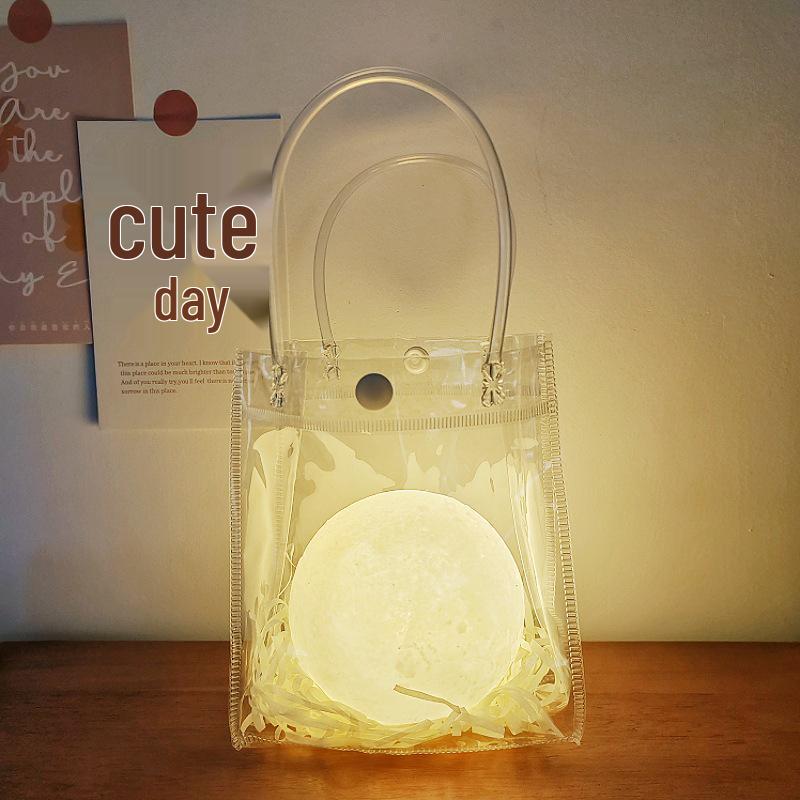 LED Moon Lamp: DIY Graffiti Planet with Eye Protection for Bedroom or Bedside