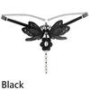 Sexy Pearl Panties Butterfly Ladies Transparent Thong Pants Low Waist Adjustable LingerieMakeup