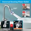 Bathroom Sink Faucet Filter, 360° Rotating FaucFilters Purifier Kitchen Tap Filtration Removes Chlorine Fluoride Heavy Metals Hard Water for Home &