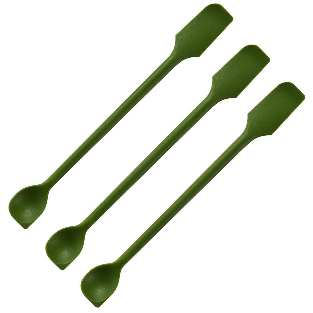 3pcs/set Silicone Double Headed Jam Scraper Spoon Butter Scraper Jam Scraper Household Mixing Stick Spoon Kitchen Gadgets