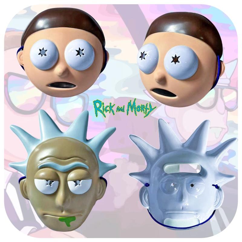 Lustige Rick-und-Morty-Professor-PVC-Maske für Halloween-Cosplay
