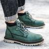 Outdoor Tooling Shoes 2025 Autumn and Winter New Fashion Casual Large Size Medium and High Top Rhubarb Boots Men's Martin Boots