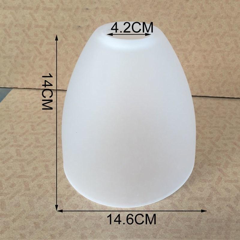 1Pcs E27 Plastic Lampshade Pp Circular Long Tube Conical Shape E14 Bulb Cover White Acrylic Lamp Shade For Diy Art Lighting