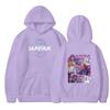 European & American 2025 KPOP Demon Hunting Girl Group Fleece Sweatshirt - Autumn/Winter Kids' Hooded Fashion.