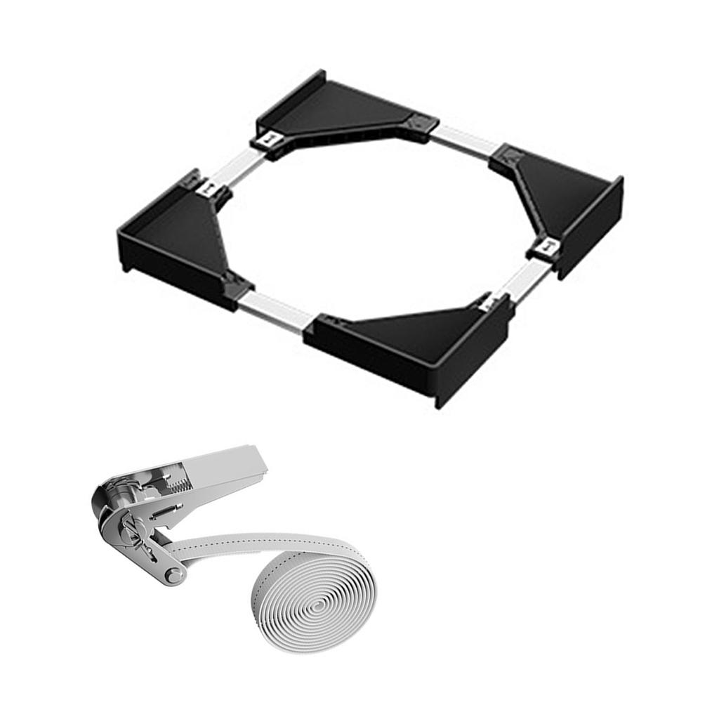 Washing Machine Stand Washing Machine Dryer Fridge Pedestal Adjustable Length Anti Vibration Anti Noise Drying Rack