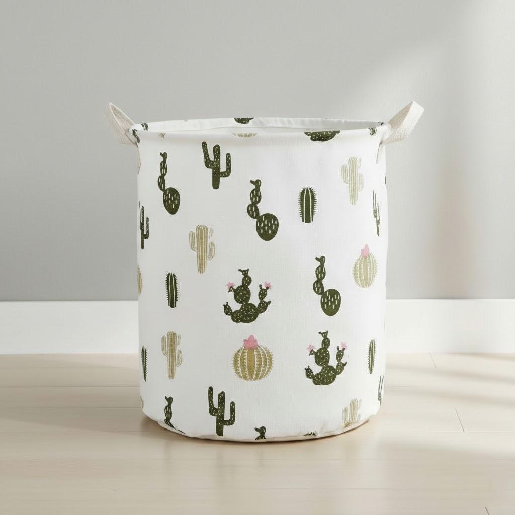 

Waterproof Folding Laundry Basket Dirty Clothes Storage Bag Household Organizer Bucket 1PC