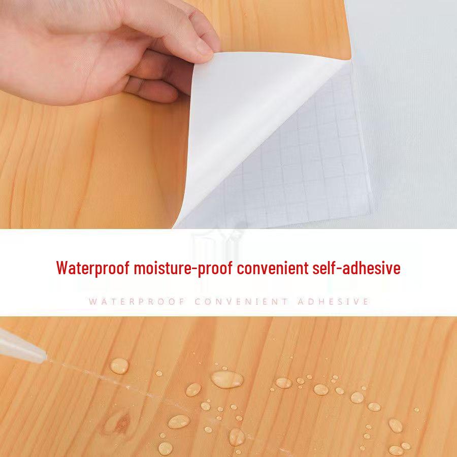 Thick Wood Grain Self-Adhesive Waterproof Wallpaper for Doors & Furniture Renovation