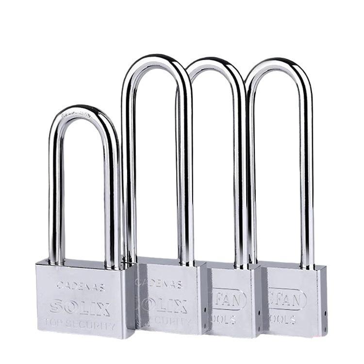 Extended Padlock Cabinet Lock, Long Beam & Handle, U-Shaped Household Door Lock