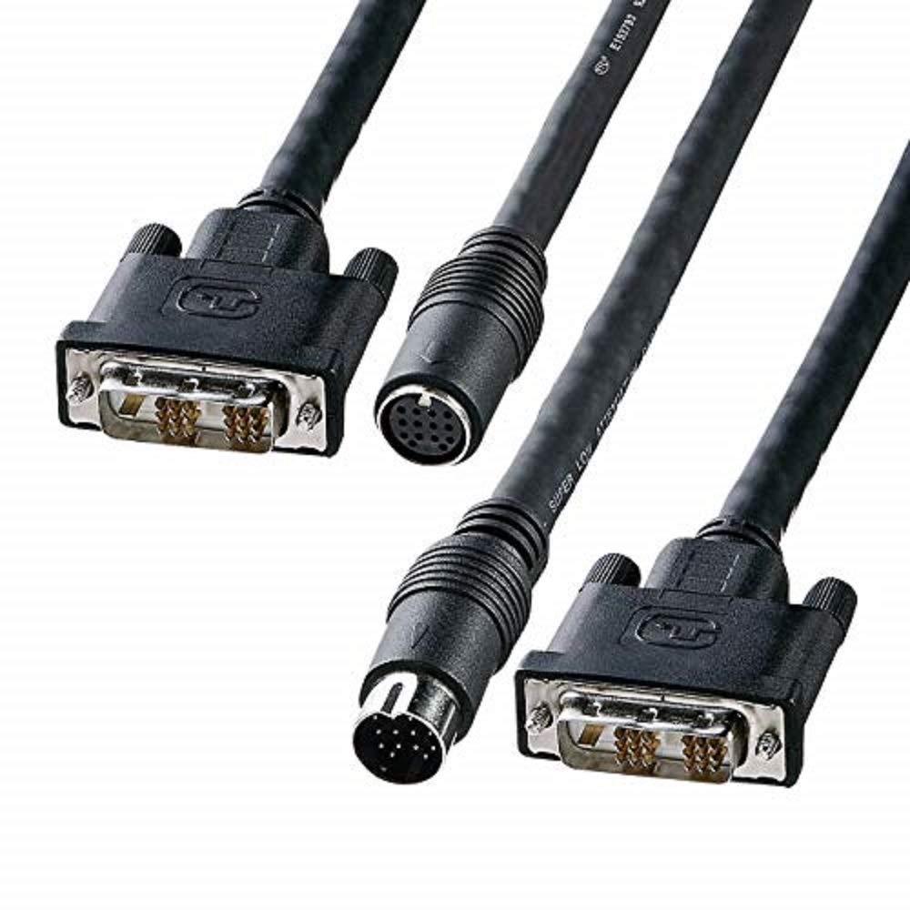 

SANWA SUPPLY DVI construction wiring cable 10m KC-DVI-K100 (single link) чорний