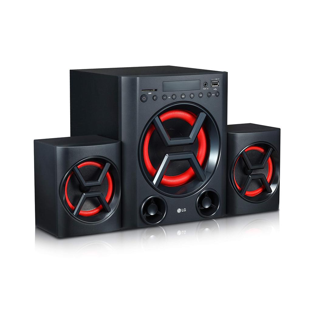 LG System audio LK72B XBOOM Całkowita moc wyjściowa 40 W