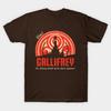 Men Black Print T-shirt Visit Gallifrey - V2 No-Cut Transfer Paper Print Cotton Tshirt