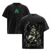Toph Beifong Avatar Säurewäsche Übergroßes Baumwoll Anime T-Shirt