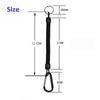Climbing Keyring Tackle Outdoor Retractable Tools Lanyards Carabiner Spring Rope Fishing String
