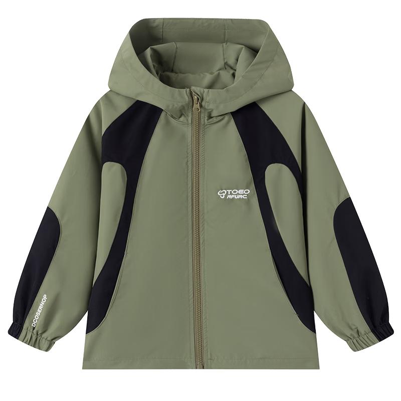 Мальчишеская ветровка с капюшоном 110