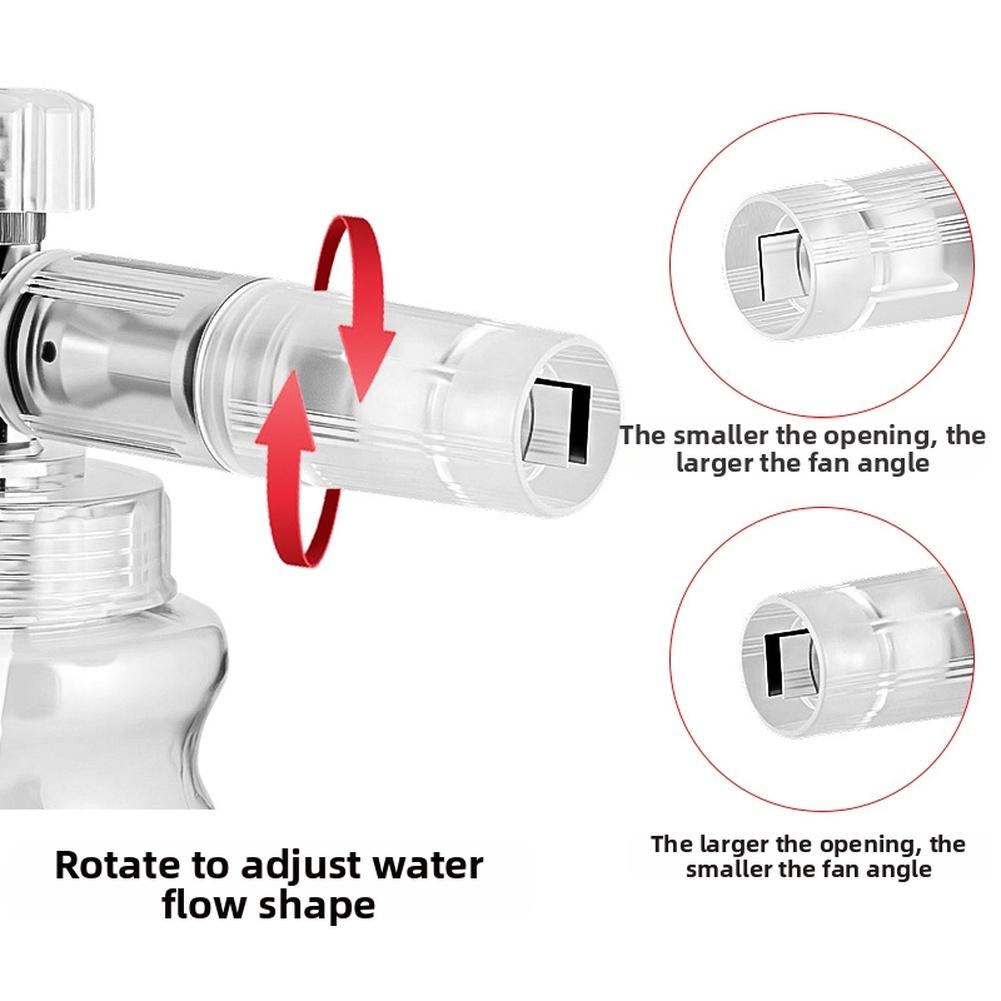Adjustable Quick Connect PA Foam Sprayer Tool For High Pressure Cleaning Tool Car Wash Snowflake Foam Spray-Gun