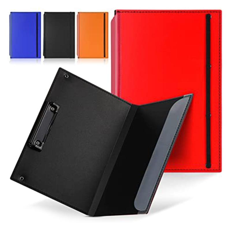 Letter Size Foldable Nursing Clipboard with Elastic Band Pocket Writing Pad Notepads for Nurse