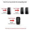 Luxury 2-Button Dual-Engine Protective Key Shell for Toyota Highlander