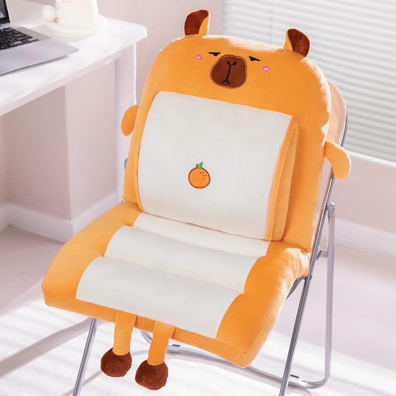Офисная утолщенная цельная подушка Осень и зима Студенческая мультяшная теплая подушка для стула Домашняя напольная подушка Татами 404040cm 3786₽