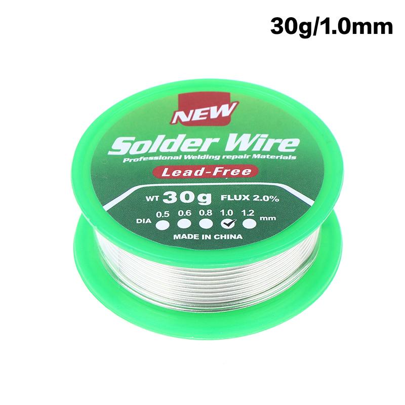 0,6/0,8/1 mm bleifreier Niedertemperatur-Flussmittelkern-Lötdraht Zinn Kein Waschen Kolophoniumkern-Lötdraht Sn99.3Cu0.7
