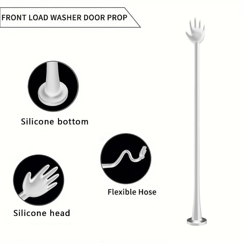 Front Load Washer Door Prop Door Open to Keep Dry Flexible Portable Silicone