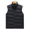 Seamless Down Vest Men 'S Thick Down Cotton Jacket Stand Collar Casual Lightweight Vest
