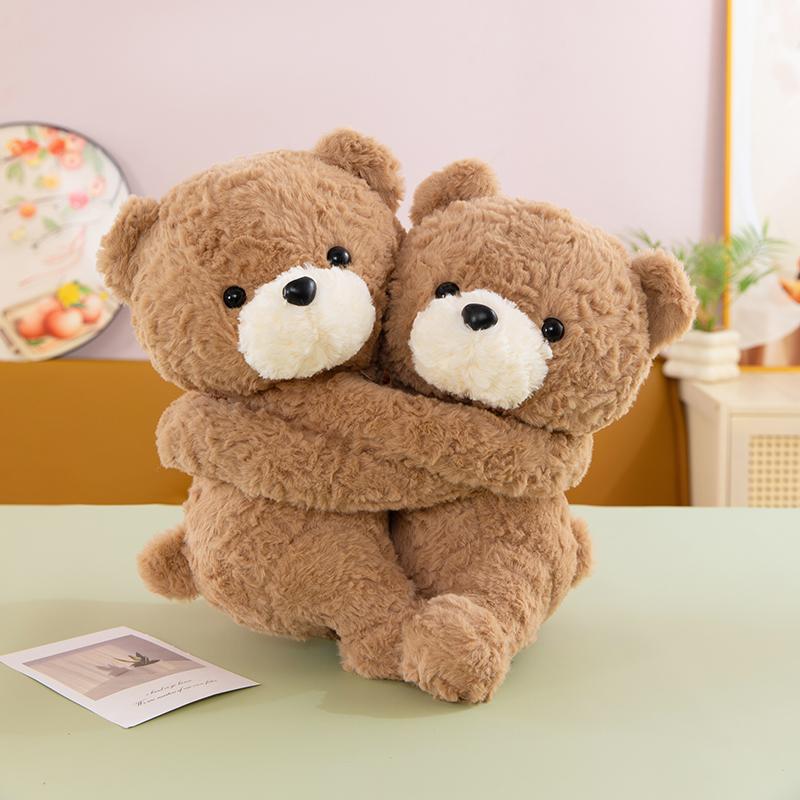 Couple Hug Bear Plush Toy Love Girlfriend Gift Environmental Protection Children s Day Lover 30cm
