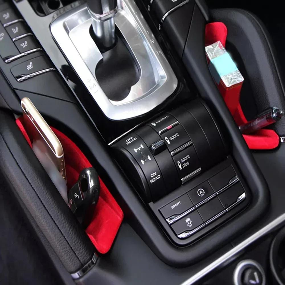 Car Center Console Gap Armrest Holder Organizer Container Pocket Storage Box Holder For Cayenne 2011-2018 Car Accessories