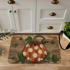 1Pcs Anti Fatigue Kitchen Rug   Pumpkin Pattern Waterproof Non-Slip Thick Cushioned Kitchen Mat Heavy Duty Comfort Standing Mat for Kitchen