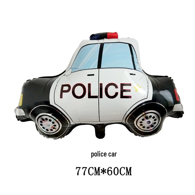 

Мультяшный автомобиль Алюминиевый шар для детской вечеринки по случаю дня рождения и украшения места проведения