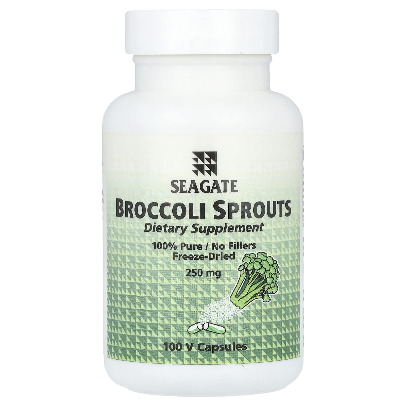 

Broccoli Sprouts, 250Mg, 100 Veggie Caps