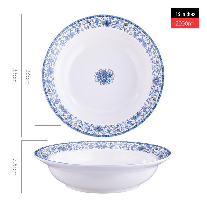 Large Ceramic Bowl for Soup, Noodles, Boiled Fish, Pickled Fish, and Dough Mixing - Mao Xuewang Commercial Use