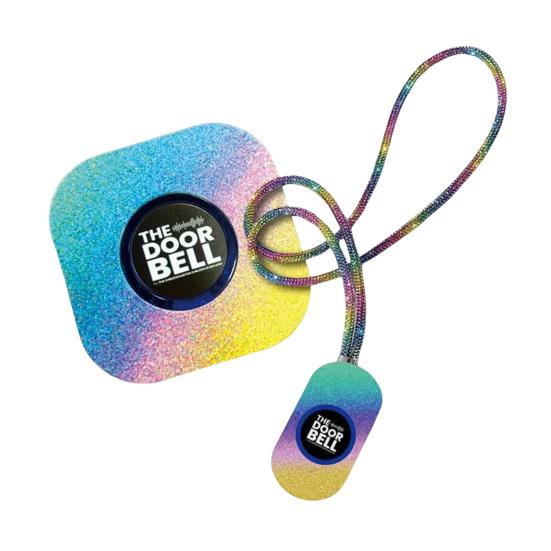 

Радужный беспроводной дверной звонок с пультом дистанционного управления 38 мелодий 4 уровня громкости Дверной звонок для учителя Инструмент для управления классом Дом Квартира Пульт разноцветный