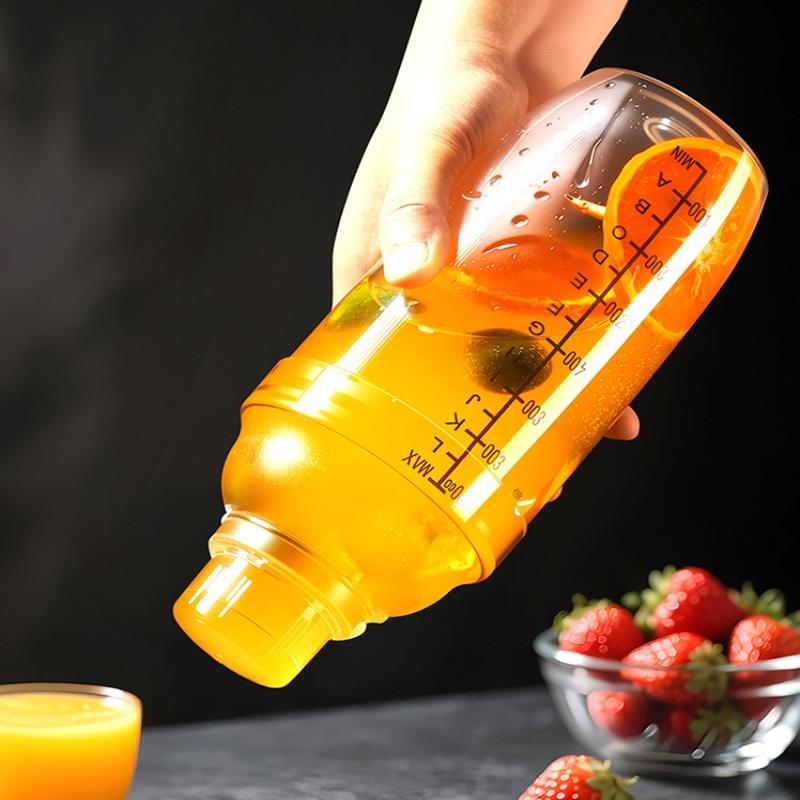 2 Pezzi 500/700/1000Ml Shaker per Cocktail Bottiglia Mixer per Vino Bicchiere Miscelatore Jigger con Bilancia Colino Strumenti Professionali da Bar