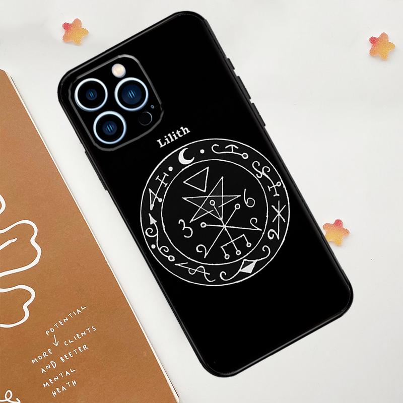 

Ведьмовство Оккультизм Пентаграмма Чехол Для iPhone 15 16 14 13 12 11 Pro Max Plus X XR XS Max 12 13 Mini Мягкий Бампер iPhone 16 Pro