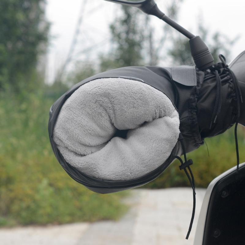 Motorcycle Bike Handlbe Bar Muffs Waterproof Winter Gloves Warm and Dry Hands