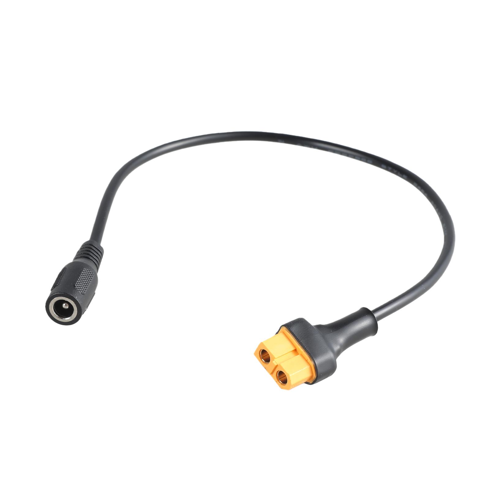 

Кабель-адаптер живлення XT60 Female до 5.5x2.1мм для FPV монітора та з єднувальний шнур для акумулятора сонячної панелі 32см 12.6дюймів