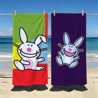 Character I-It's Happy Bunny Towel Beach Blanket Towel  For Travel Gym Shower Luxury Lightweight Camping Pool Hot