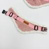 Autumn Winter Plush Pet Triangle Collar Thickened Fleece Lined Leash Available Anti Lost Soft No Choking Dog Scarf Adjustable