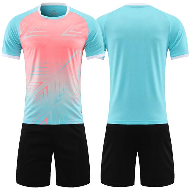 Men Kids Football Jersey Personalized Boy Soccer Jersey Set Polyester Soccer Uniform Breathable Football Uniform for Kids
