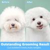 Cat Hair Removal Comb Dog Hair Removal Brush Stainless Steel Double Sided Pet Grooming Brush Removing Tangles Cat Accessories