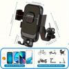 Bike Phone Holder, Heavy Duty Anti-Vibration Handlebar Mount, Universal Cell Phone Bracket for iPhone Samsung All Smartphones