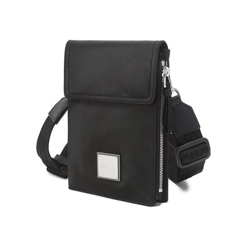 New HUGO BOSS Polyester Shoulder Bag Men's Black 50512070001