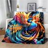 3D Phoenix Printed Blanket Flannel Warm Blankets Soft and Comfortable Blanket Bed Linings Cubre Cama Birthday Gift