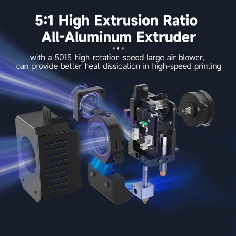 Auto Leveling Extruder Kit for KP3S O V2 3D Inter Ceramic Heating Tube Fast Heating, And High-Speed Extrusion